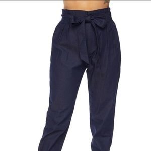 High Waisted Bow Pant